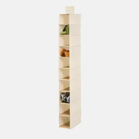 10 Shelf Bamboo Hanging Organizer