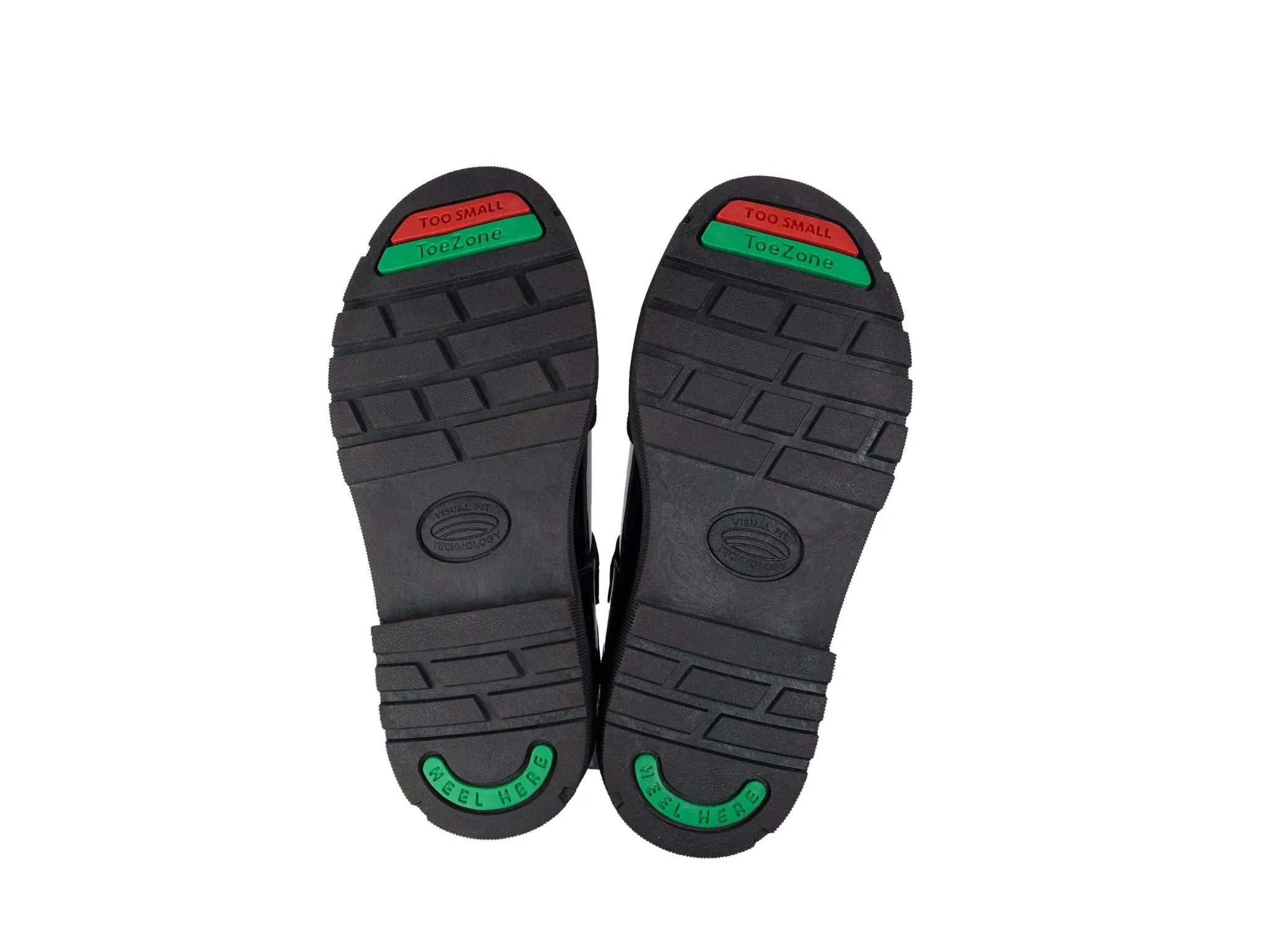 ANA - Patent T Bar Rubber Toe Cap Shoes