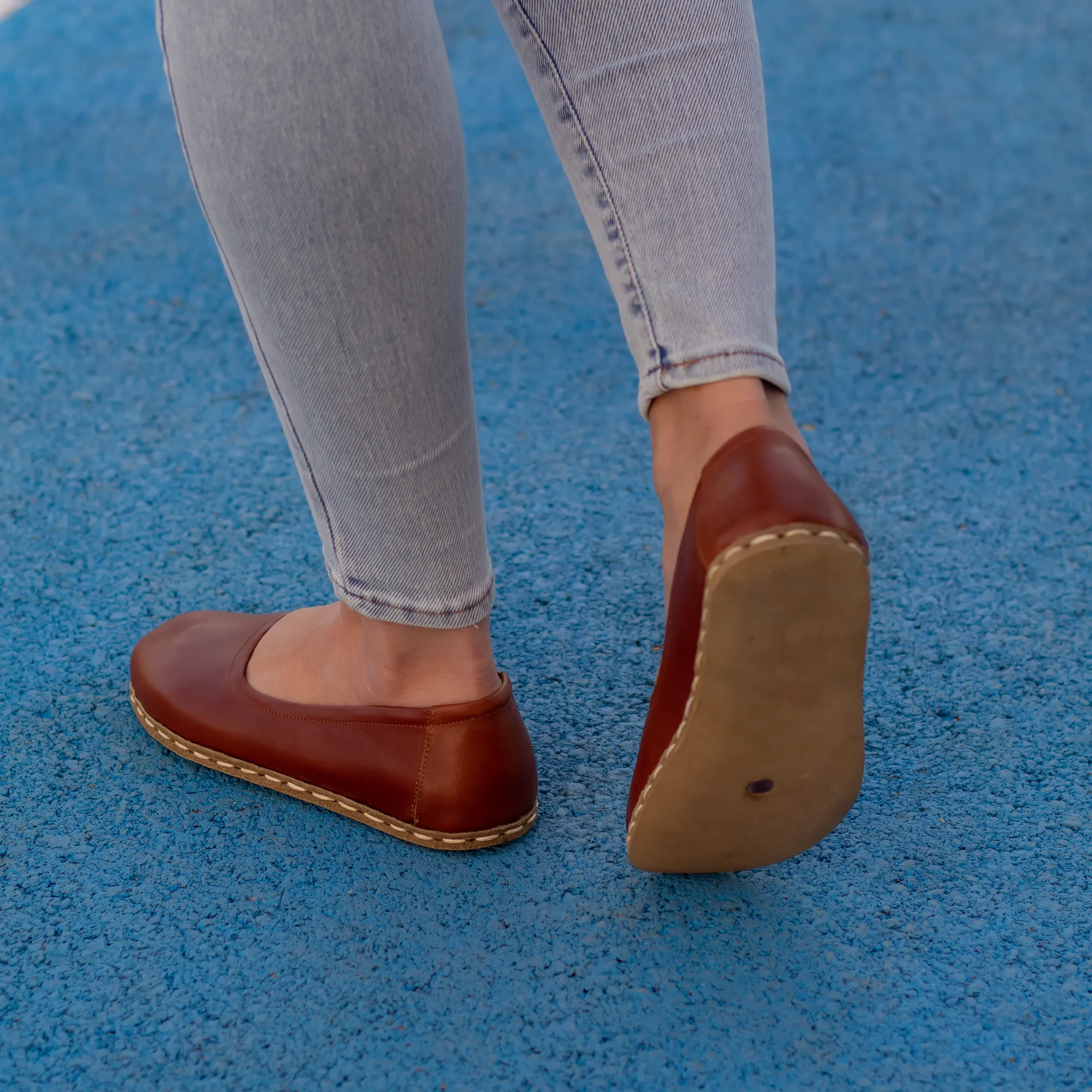 Barefoot Flat Shoes Tornado Brown for Women