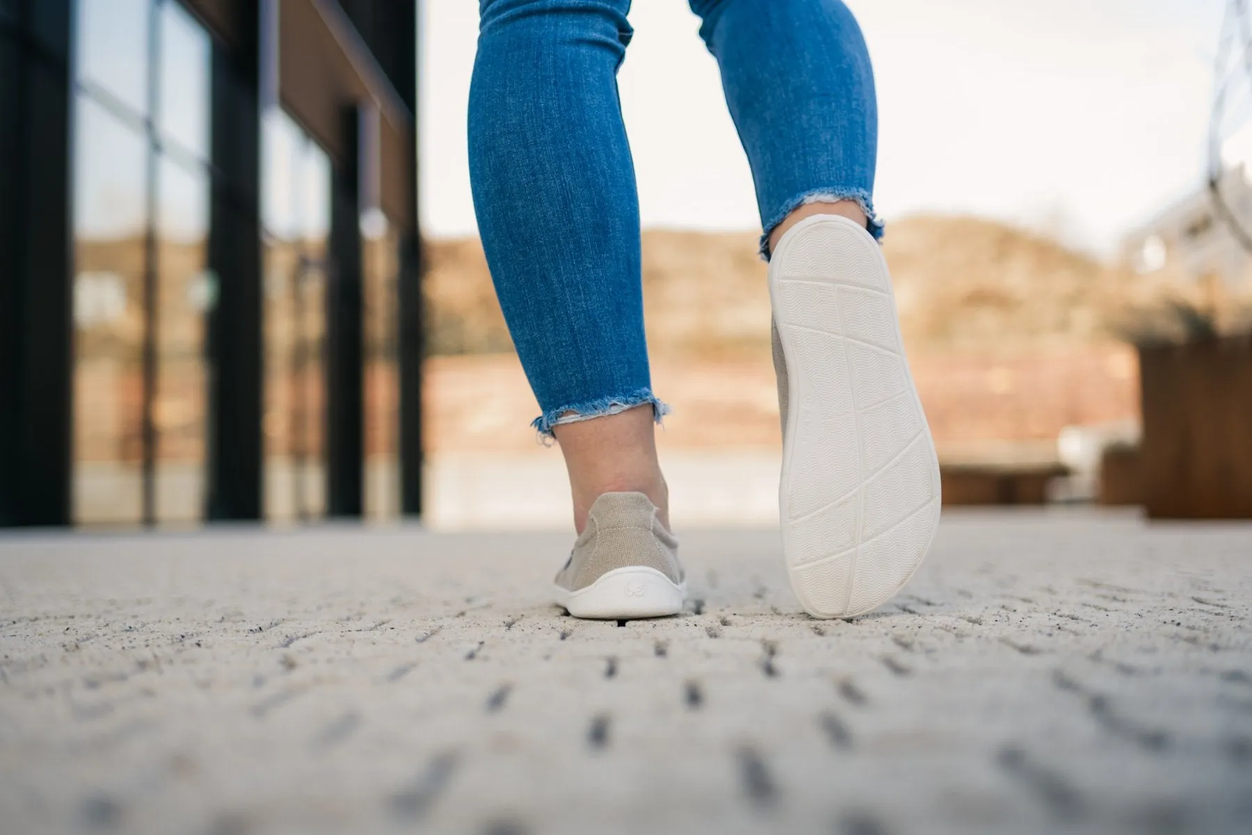 Barefoot Sneakers - Be Lenka Eazy Neo - Vegan - Sand