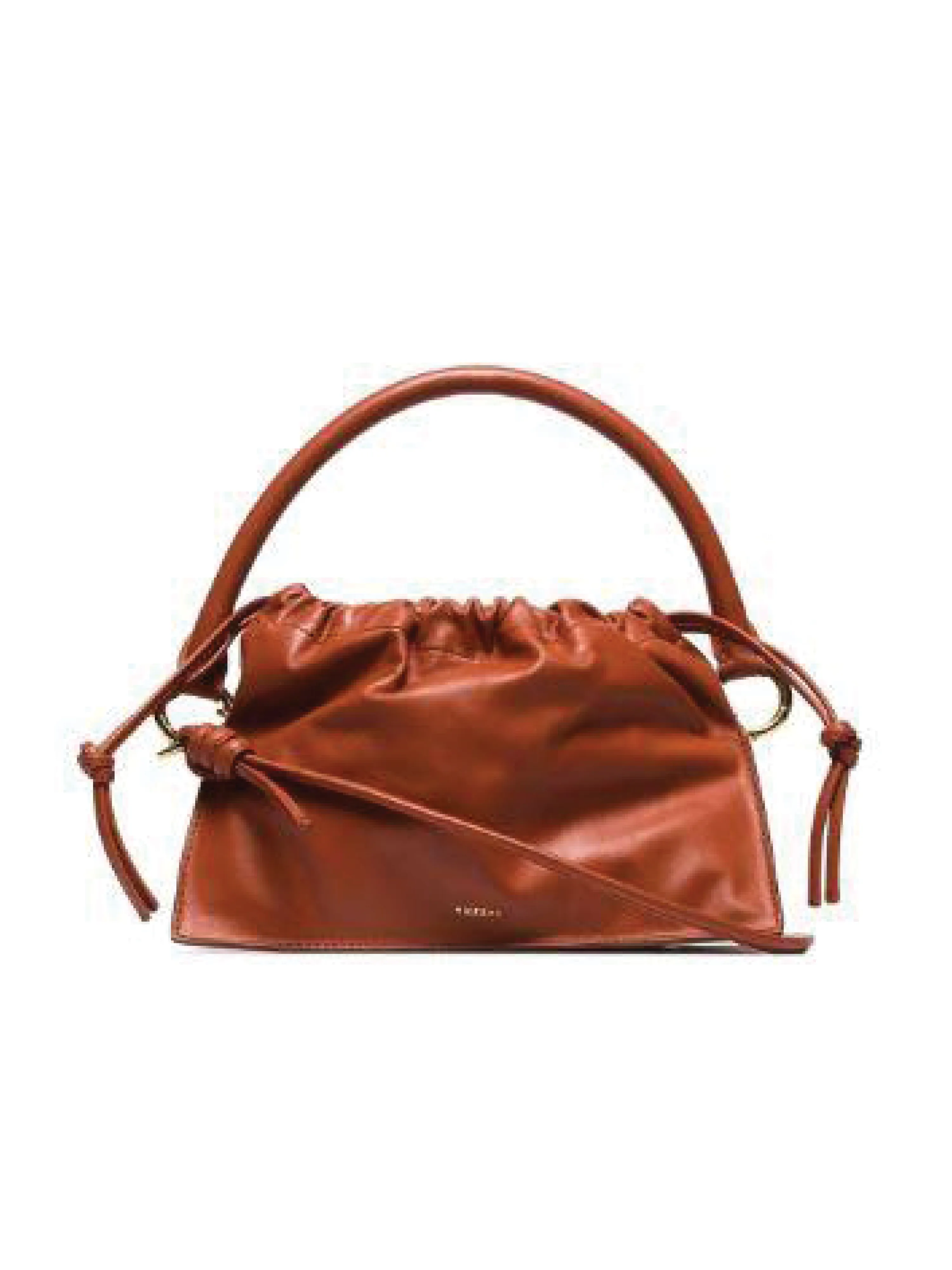 Bom Rouched Leather Bag