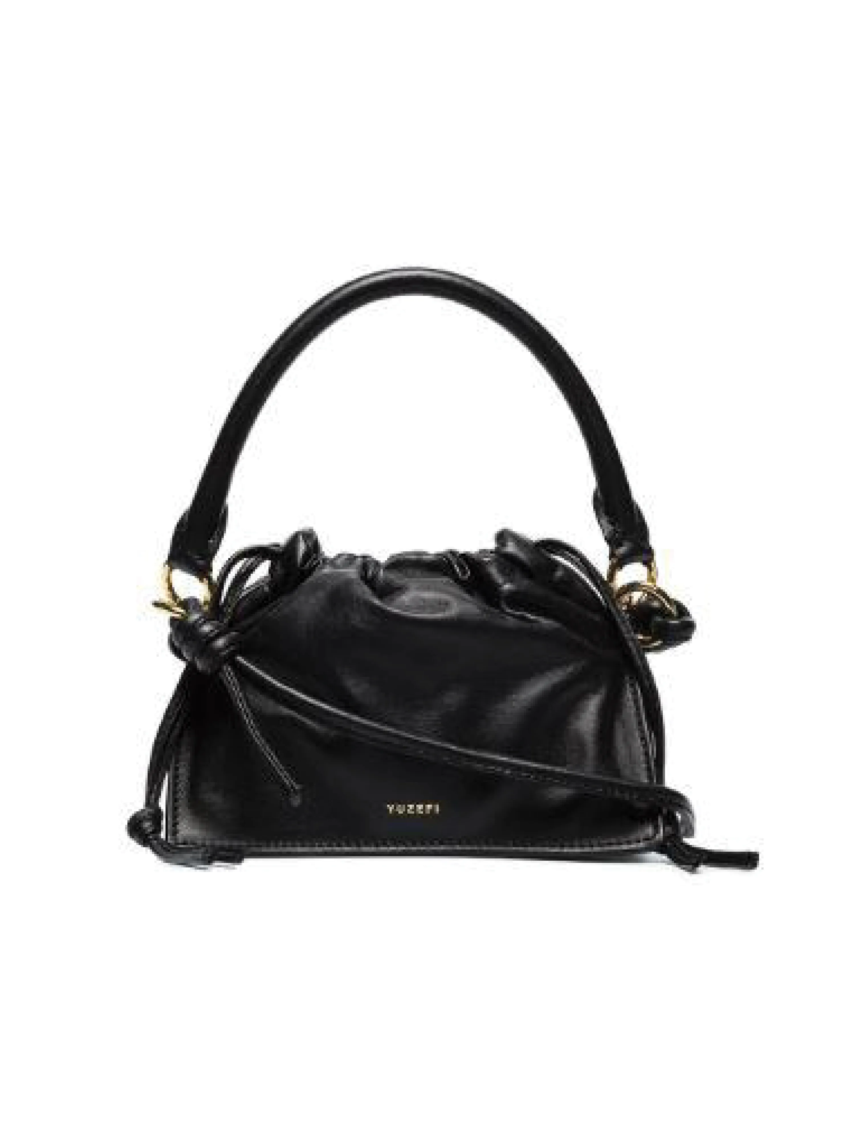 Bom Rouched Leather Bag