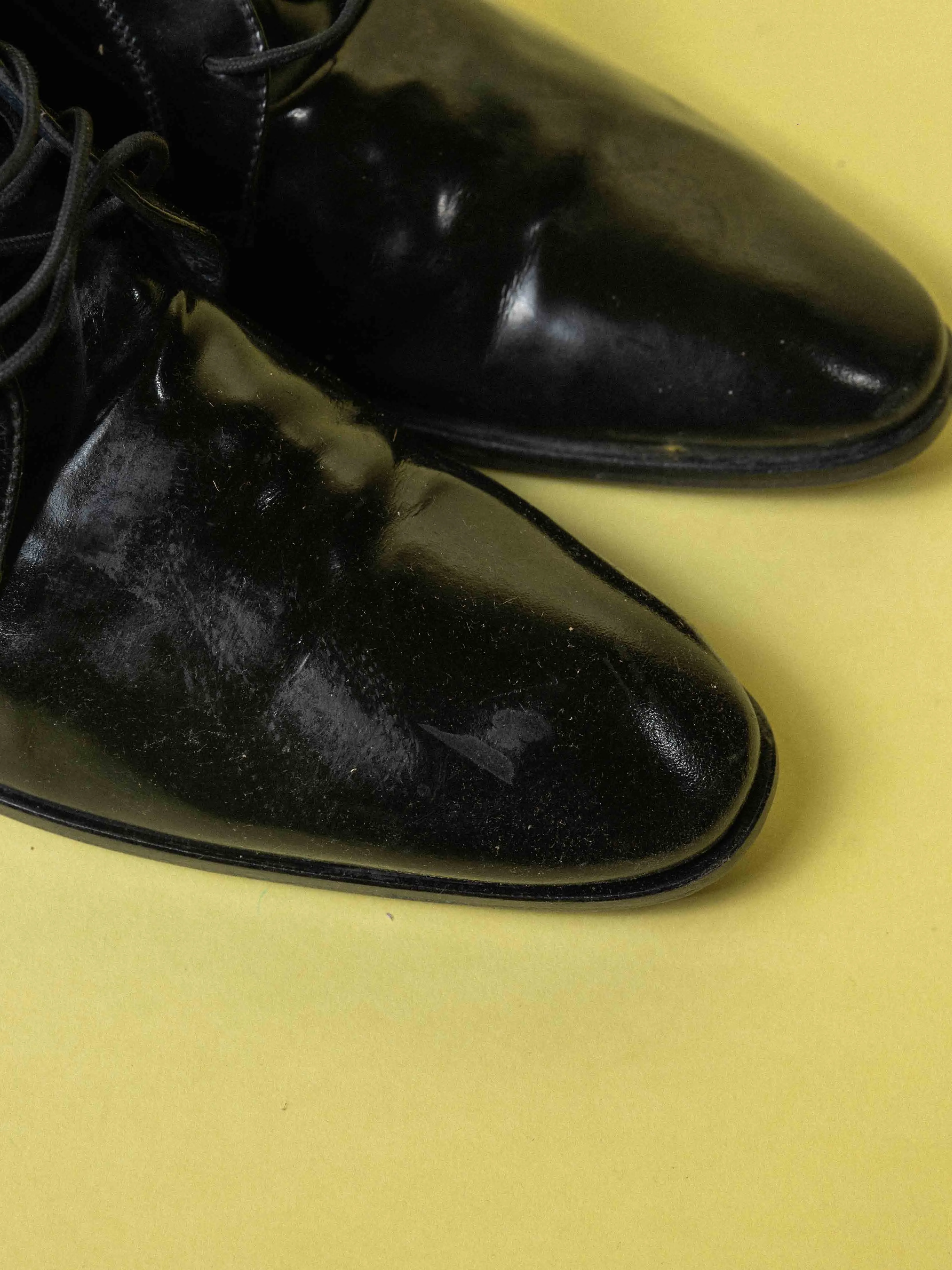 Brahaan Black laceups Shoes