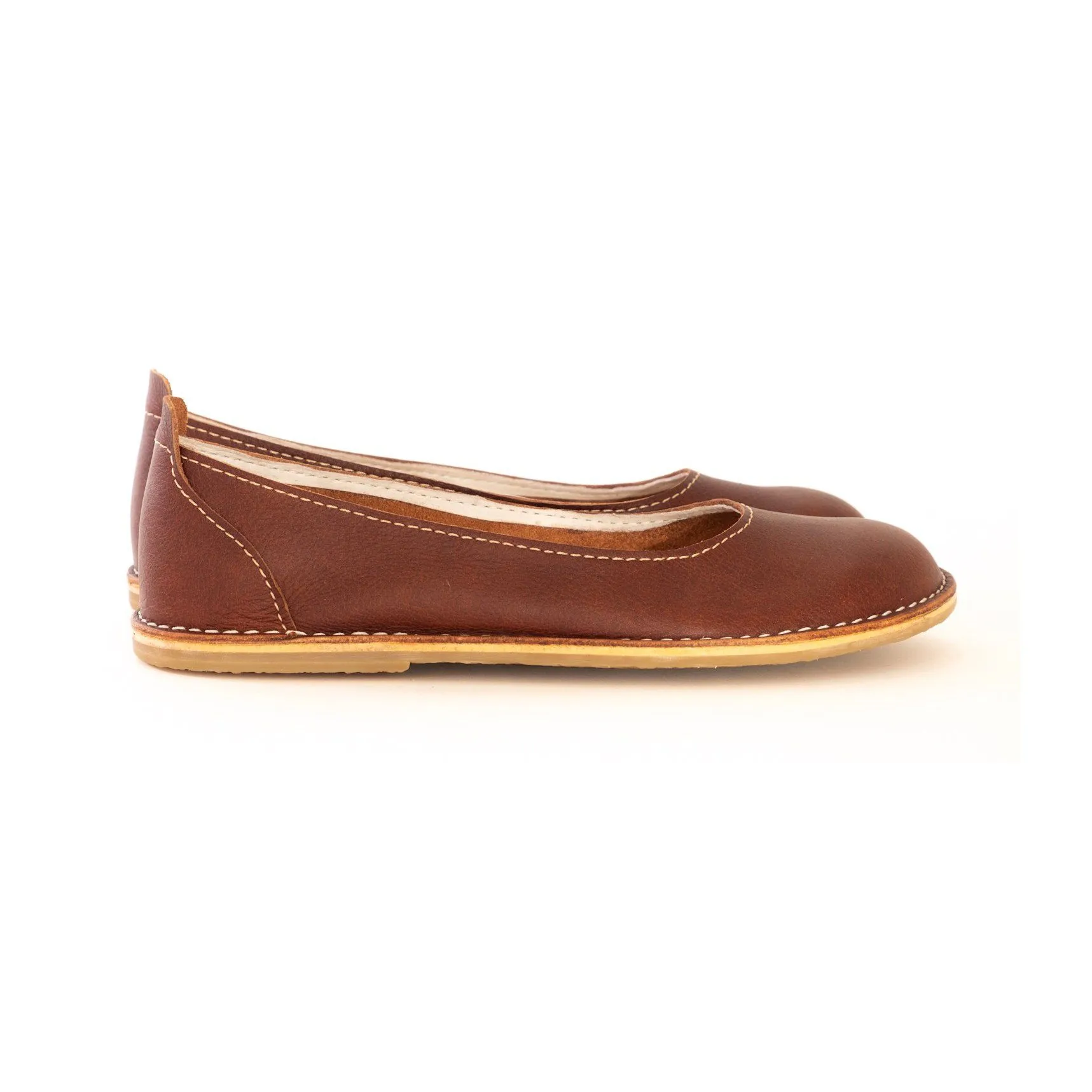 Bummel Zuri Leather Ballerina Shoe - Duke