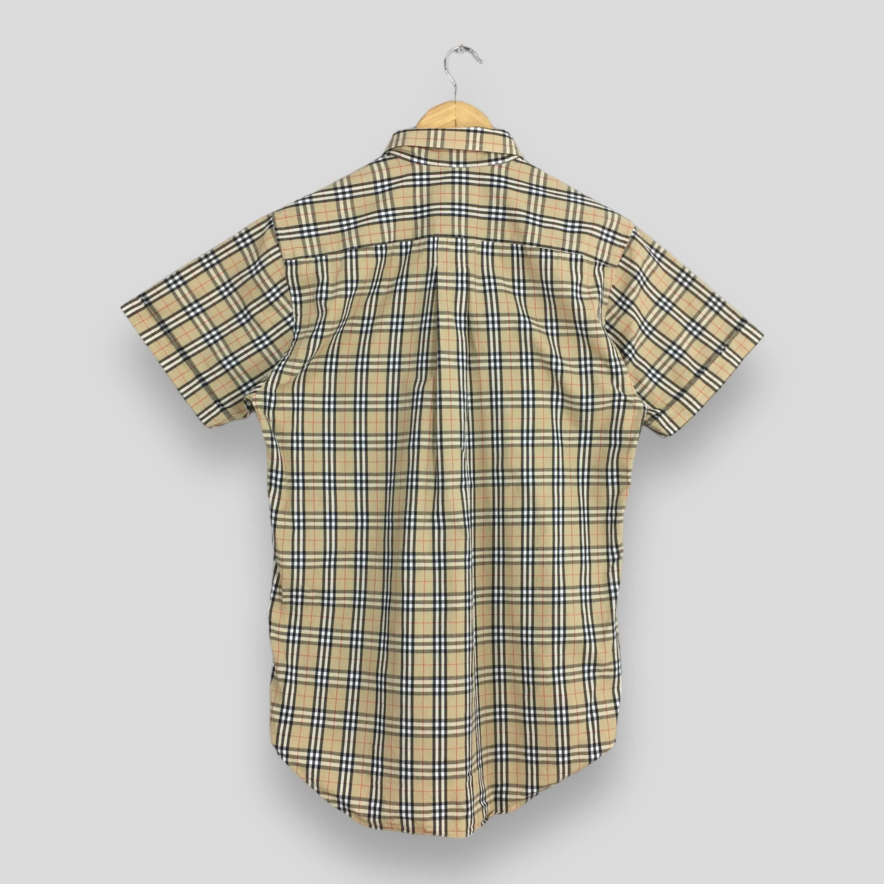 Burberrys Nova Check Brown Shirt Small