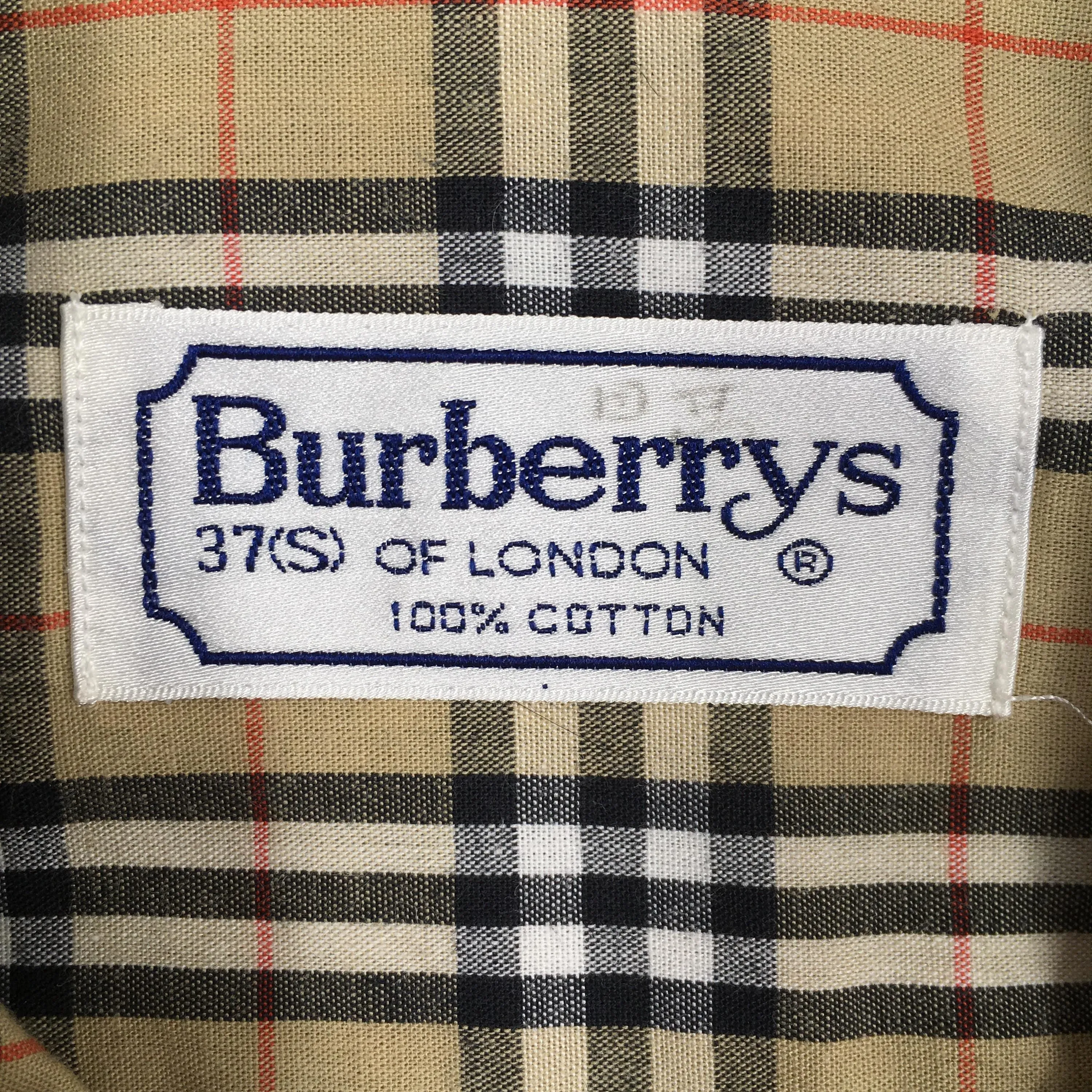 Burberrys Nova Check Brown Shirt Small