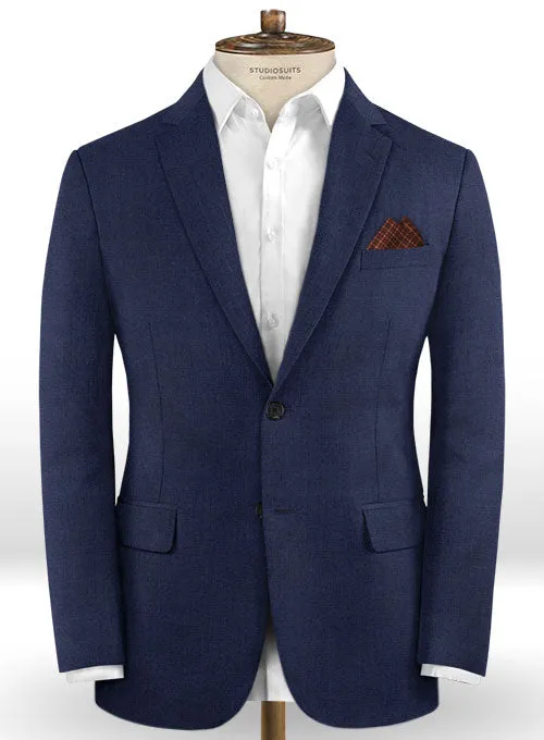 Caccioppoli Dapper Dandy Attoro Blue Wool Suit