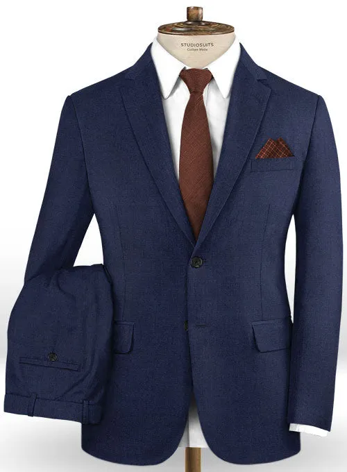 Caccioppoli Dapper Dandy Attoro Blue Wool Suit