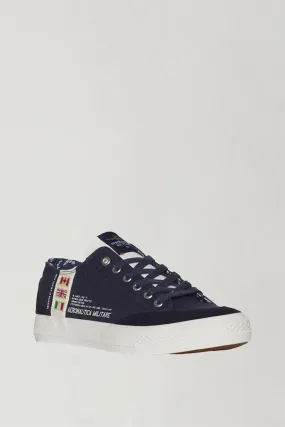 Cotton sneakers with patch