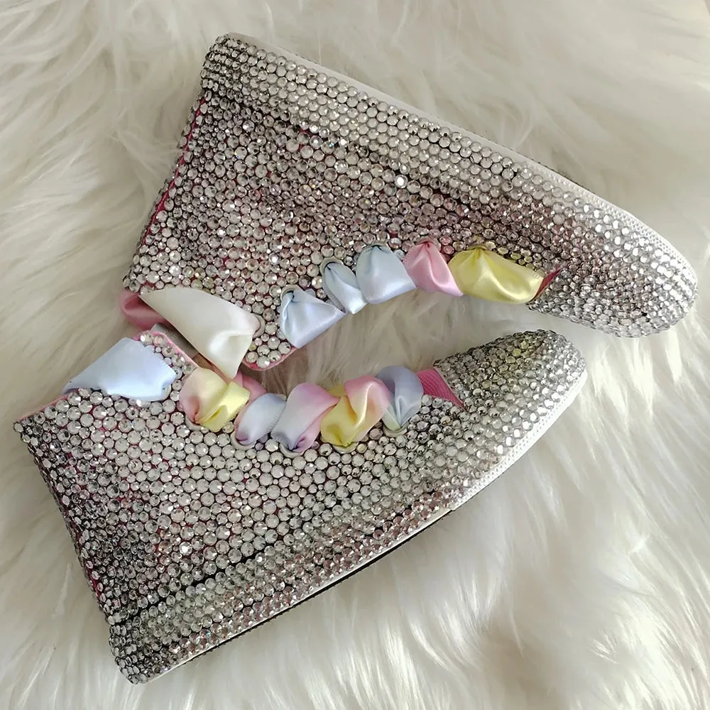 Diamond Betty Handmade Bling Sneakers For Kids and Adults