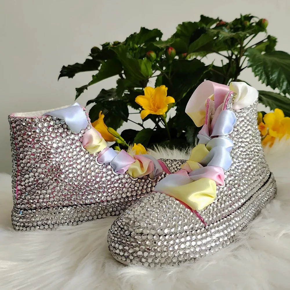 Diamond Betty Handmade Bling Sneakers For Kids and Adults