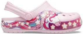 Kids' Crocs Fun Lab Lights Unicorn Band Clog