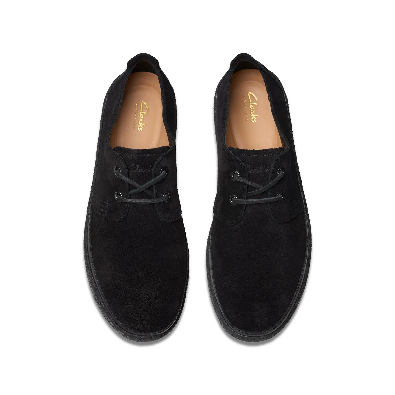 Mens - Clarkwood Low Black Sde