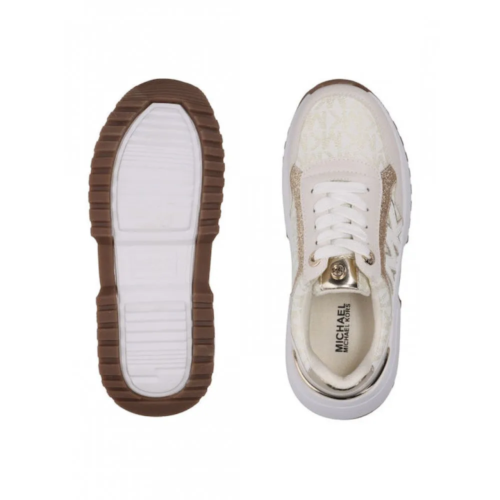 Michael Kors White Cosmo Maddy Sneakers_ MK100899C
