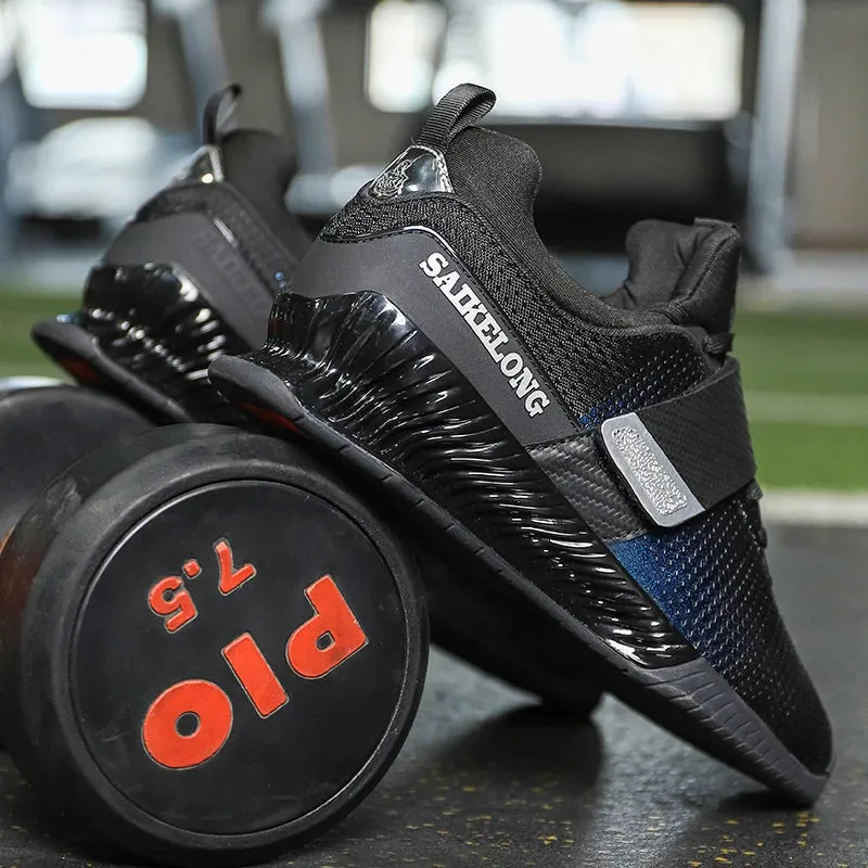 New Style Strength Training Shoes Professional Men Weightlifting Boots Comfortable Wear-Resisting Squat Hard Pull Shoes for Men