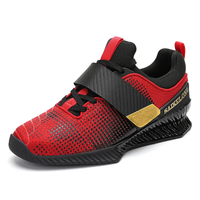 New Style Strength Training Shoes Professional Men Weightlifting Boots Comfortable Wear-Resisting Squat Hard Pull Shoes for Men