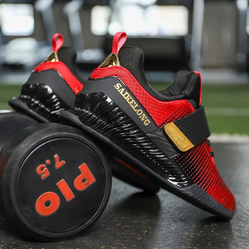 New Style Strength Training Shoes Professional Men Weightlifting Boots Comfortable Wear-Resisting Squat Hard Pull Shoes for Men