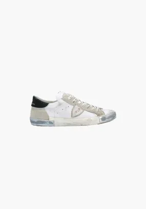 PRSX LOW WOMAN FOXY LAMINE BLANC