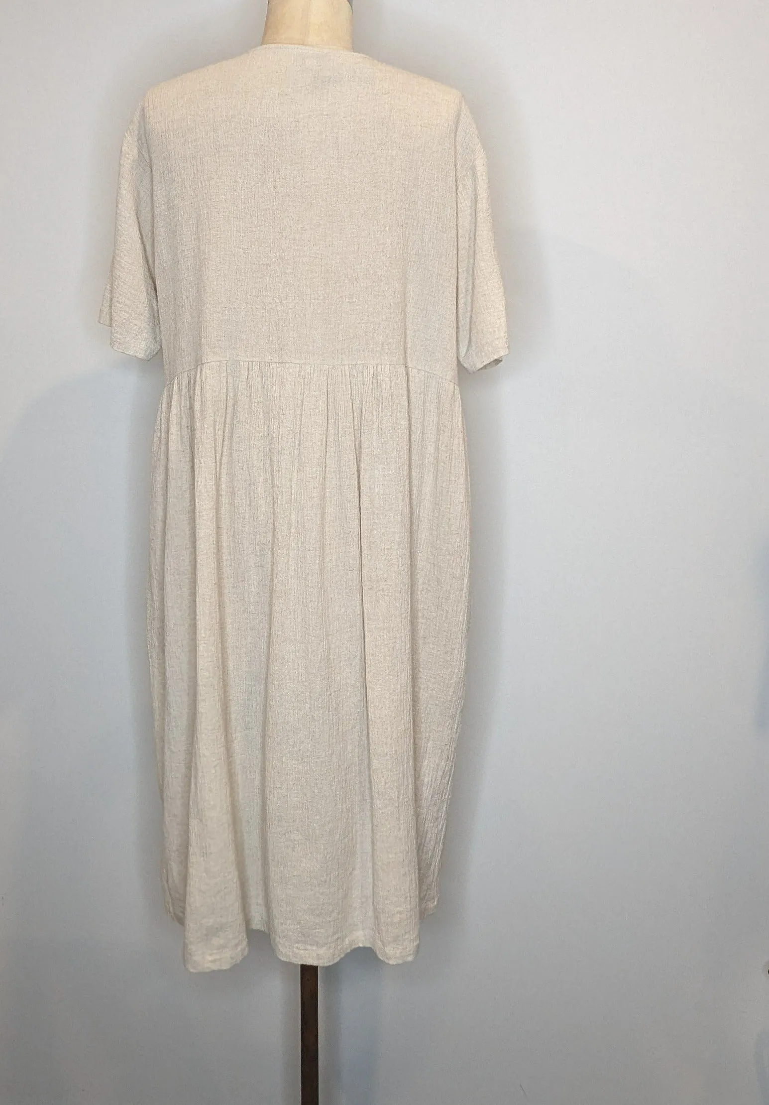 Rowie Linen/Cotton Relaxed Bohemian Dress