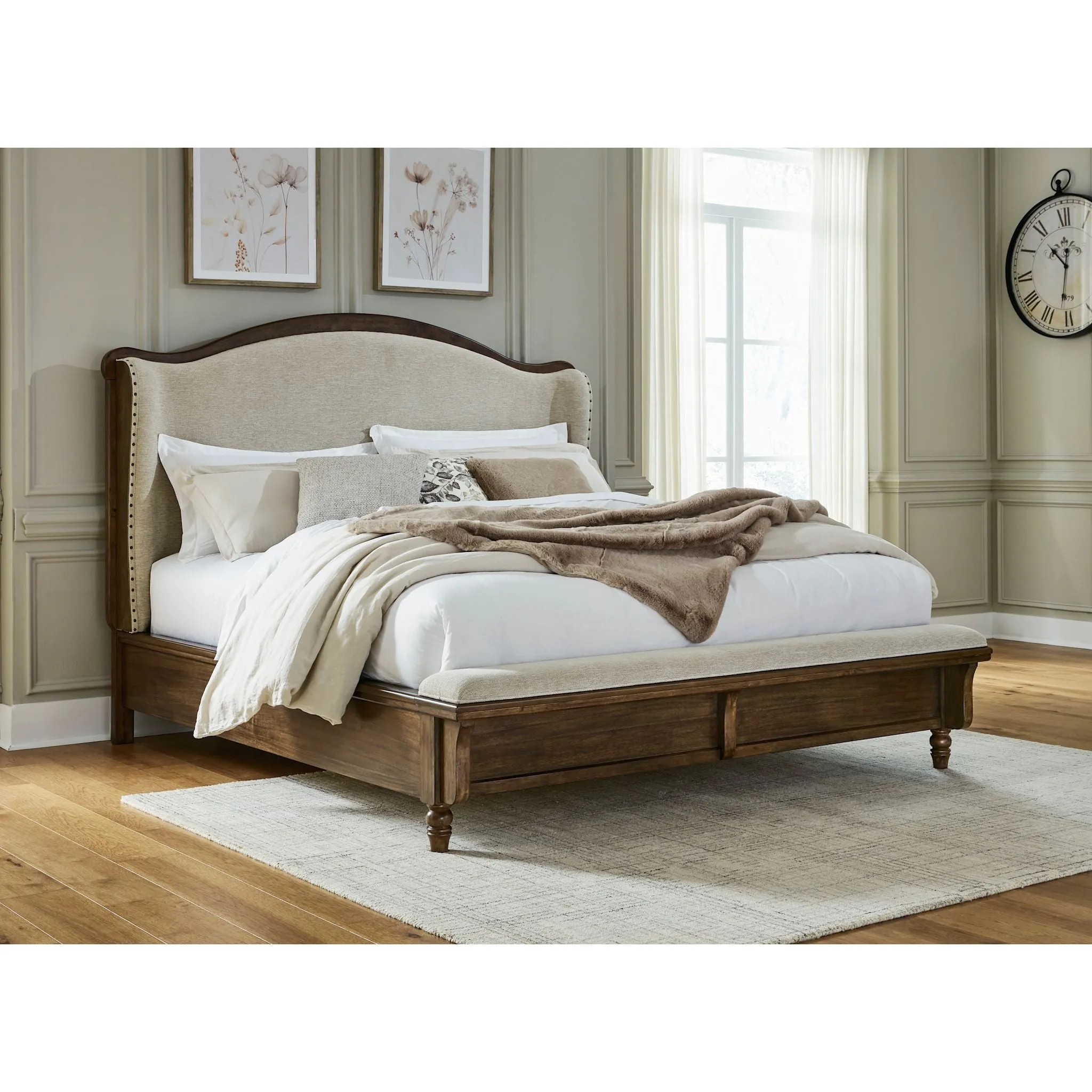 Sturlayne King Panel Bed