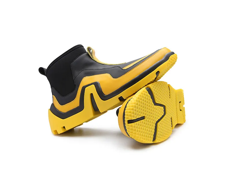 Stylish Black And White Platform Casual Shoes