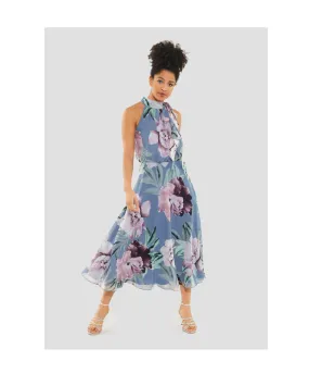 SWING SUMMER DRESSES IN BLUE
