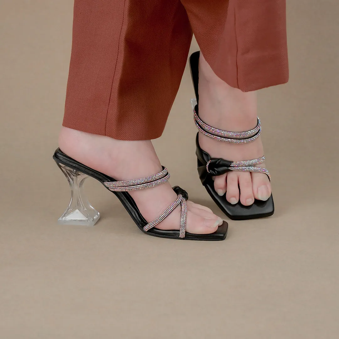 Vibrant Black Heels