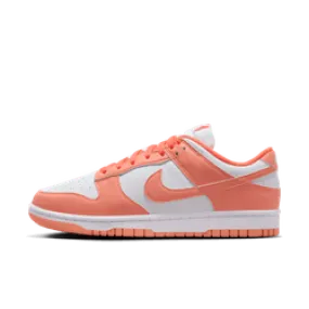 Women's Nike Dunk Low - WHITE/LT WILD MANGO